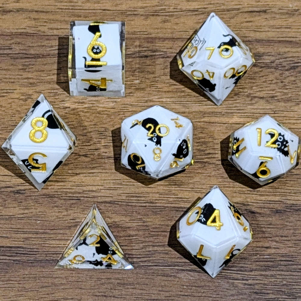 Cat Sharp Edge Dice