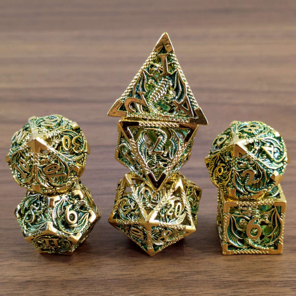 Celtic Hollow Dragon Dice