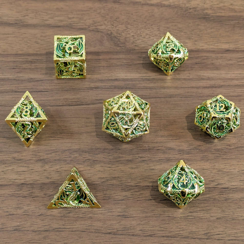 Celtic Hollow Dragon Dice