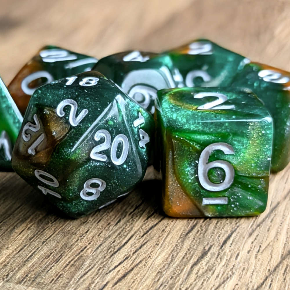 Cosmic Blaze Dice Set