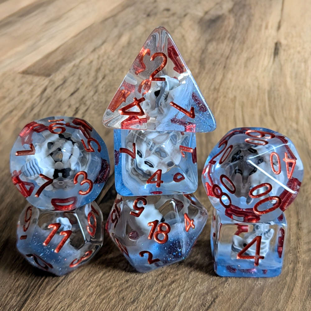 Dragon Skull Dice Set
