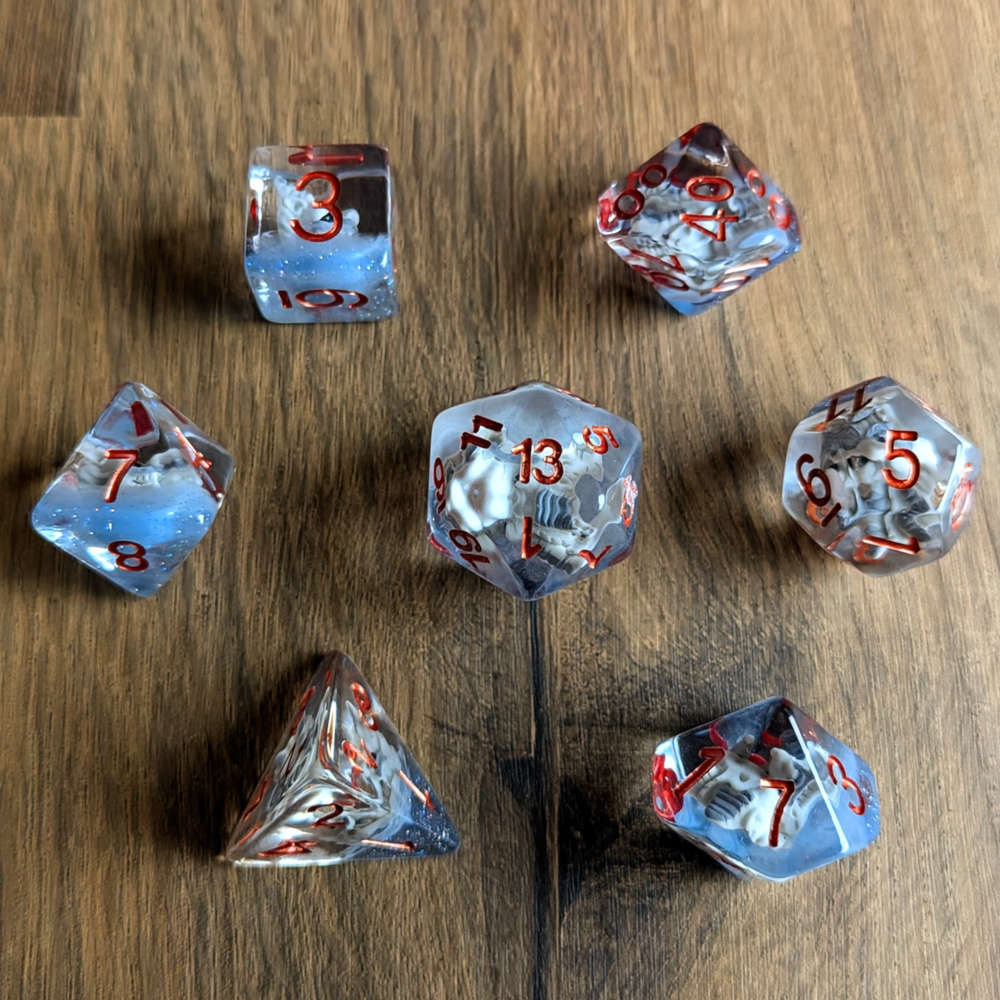 Dragon Skull Dice Set