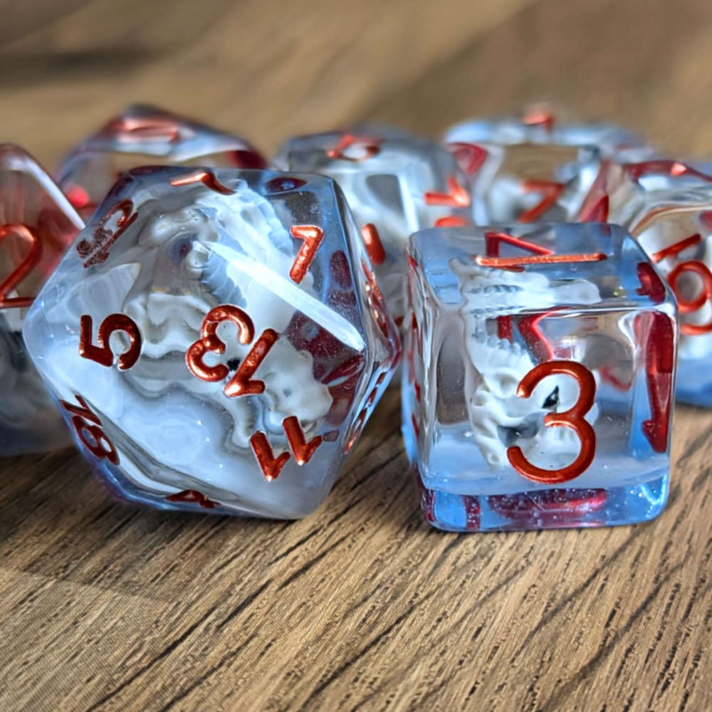 Dragon Skull Dice Set