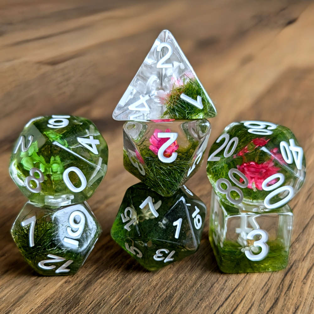 Druid's Bloom Dice Set