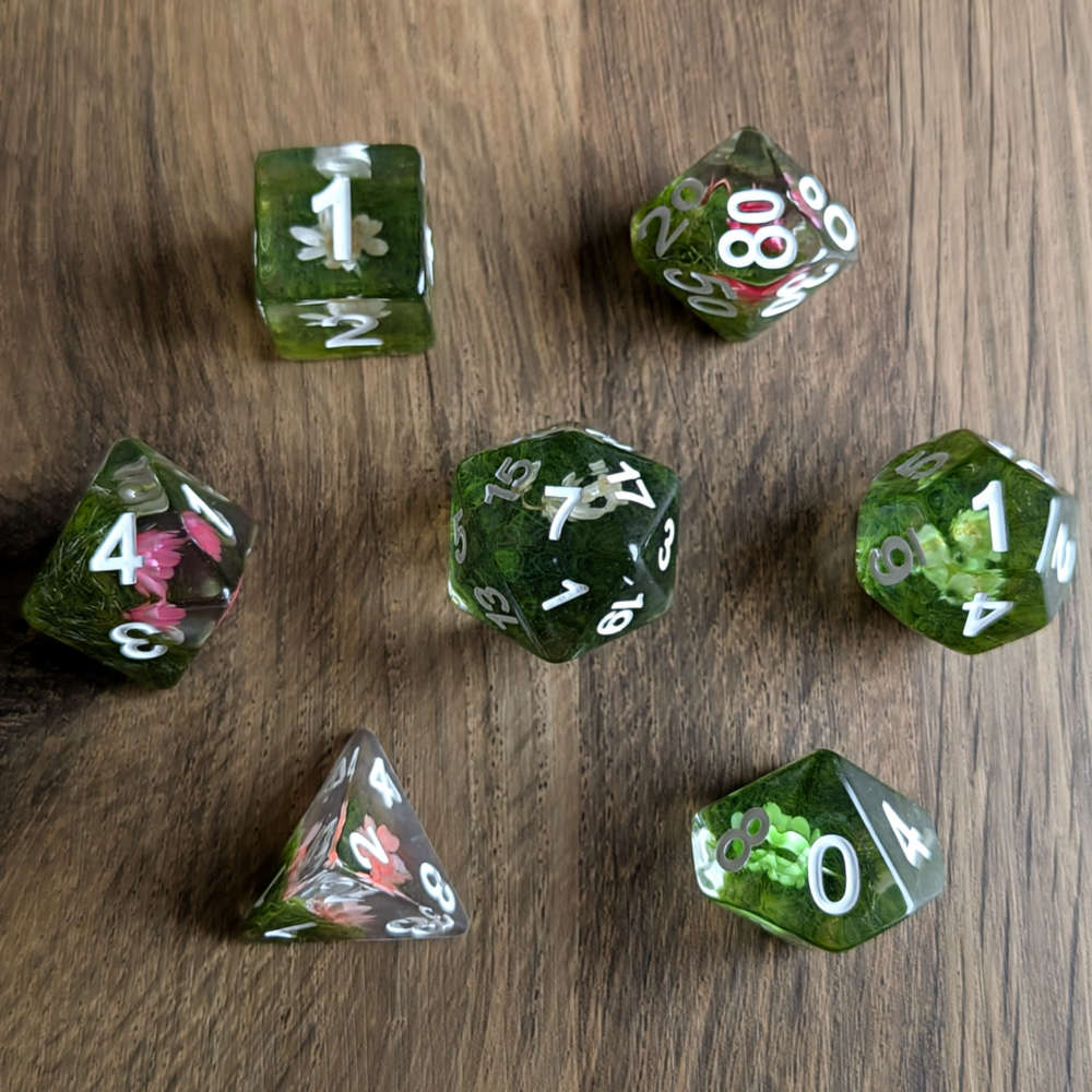 Druid's Bloom Dice Set