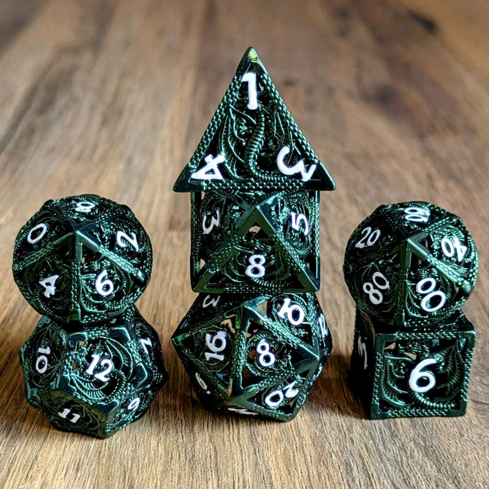 Green Hollow Dragon Dice