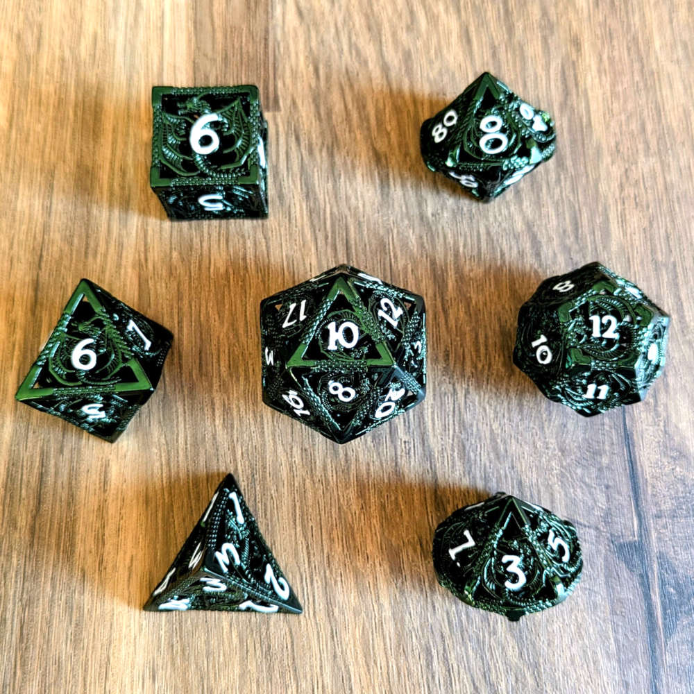 Green Hollow Dragon Dice