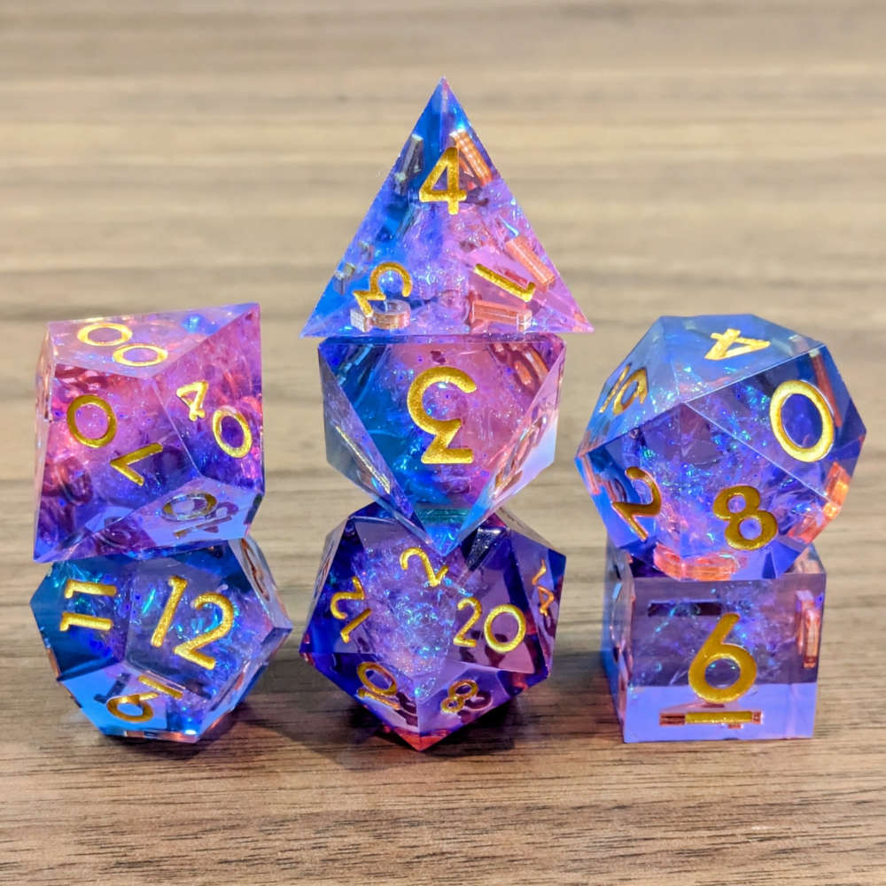 Malevolent Pink Sharp Edge Dice