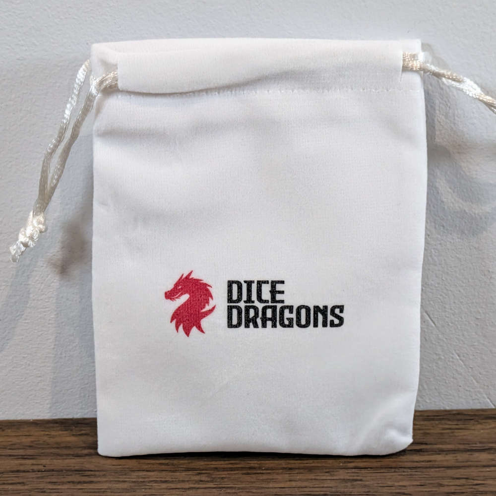 White Dice Bag