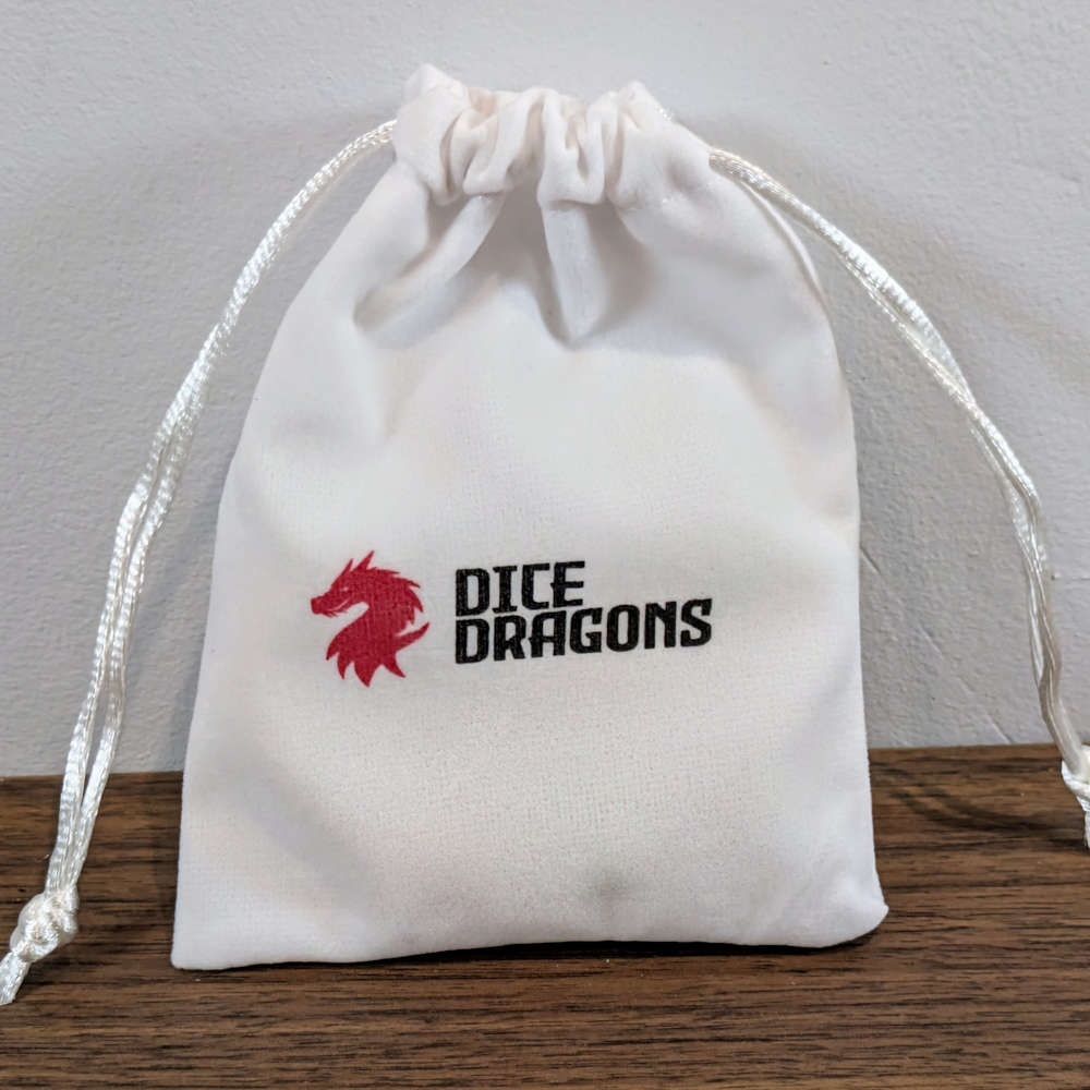 White Dice Bag