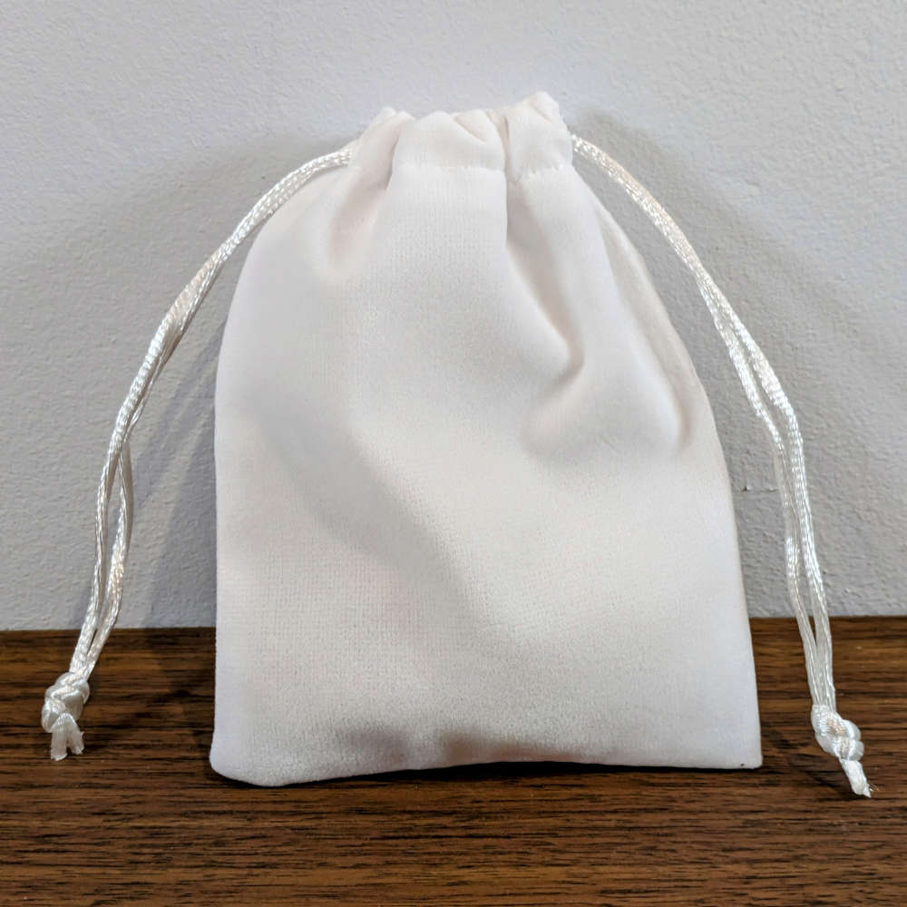 White Dice Bag