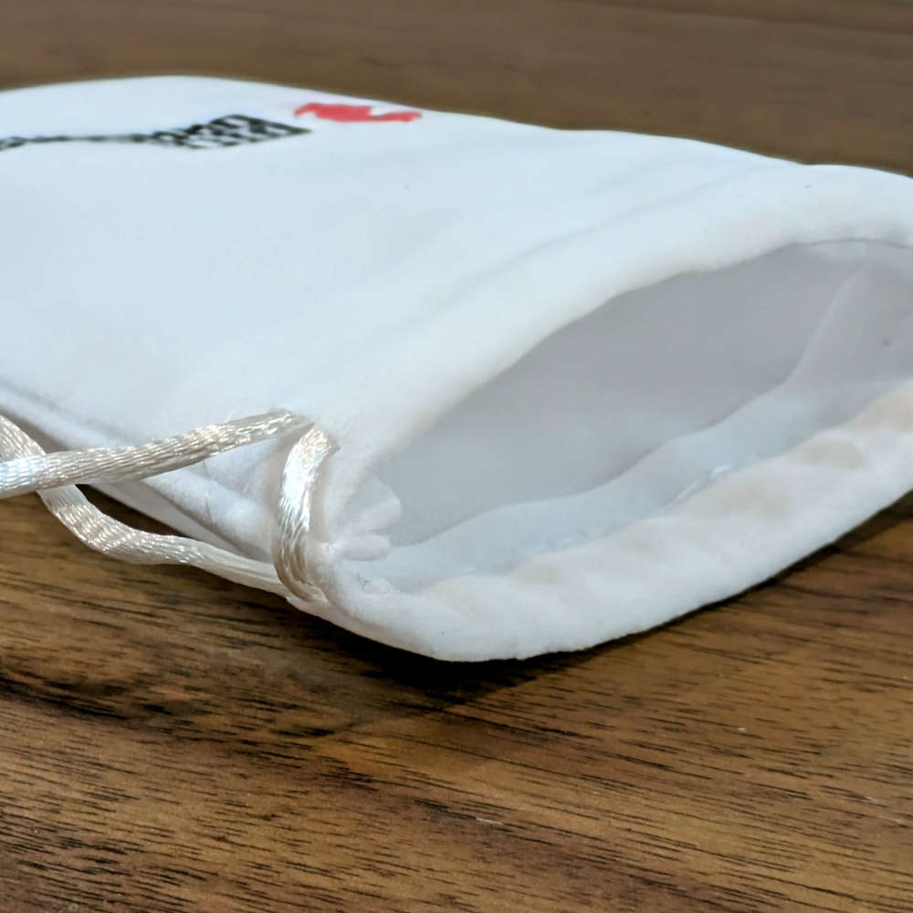 White Dice Bag