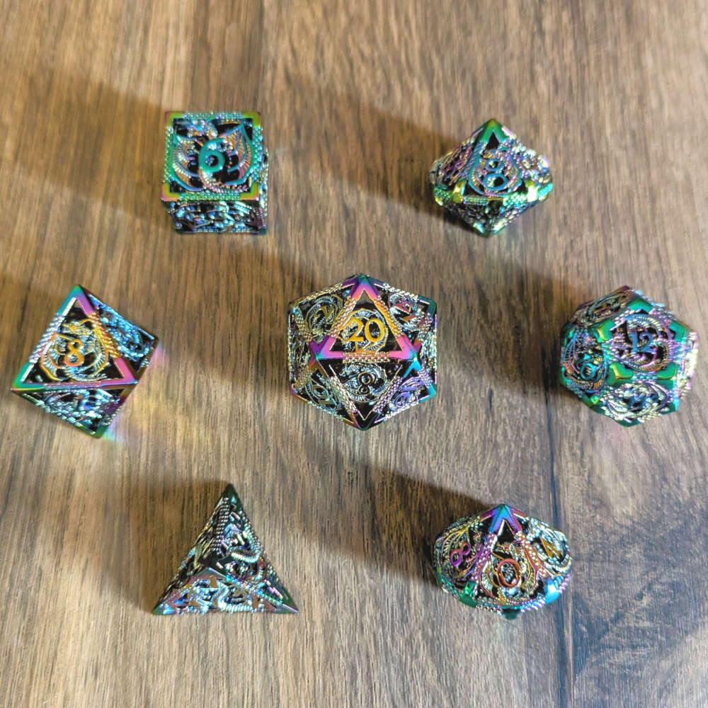 Rainbow Hollow Dragon Dice