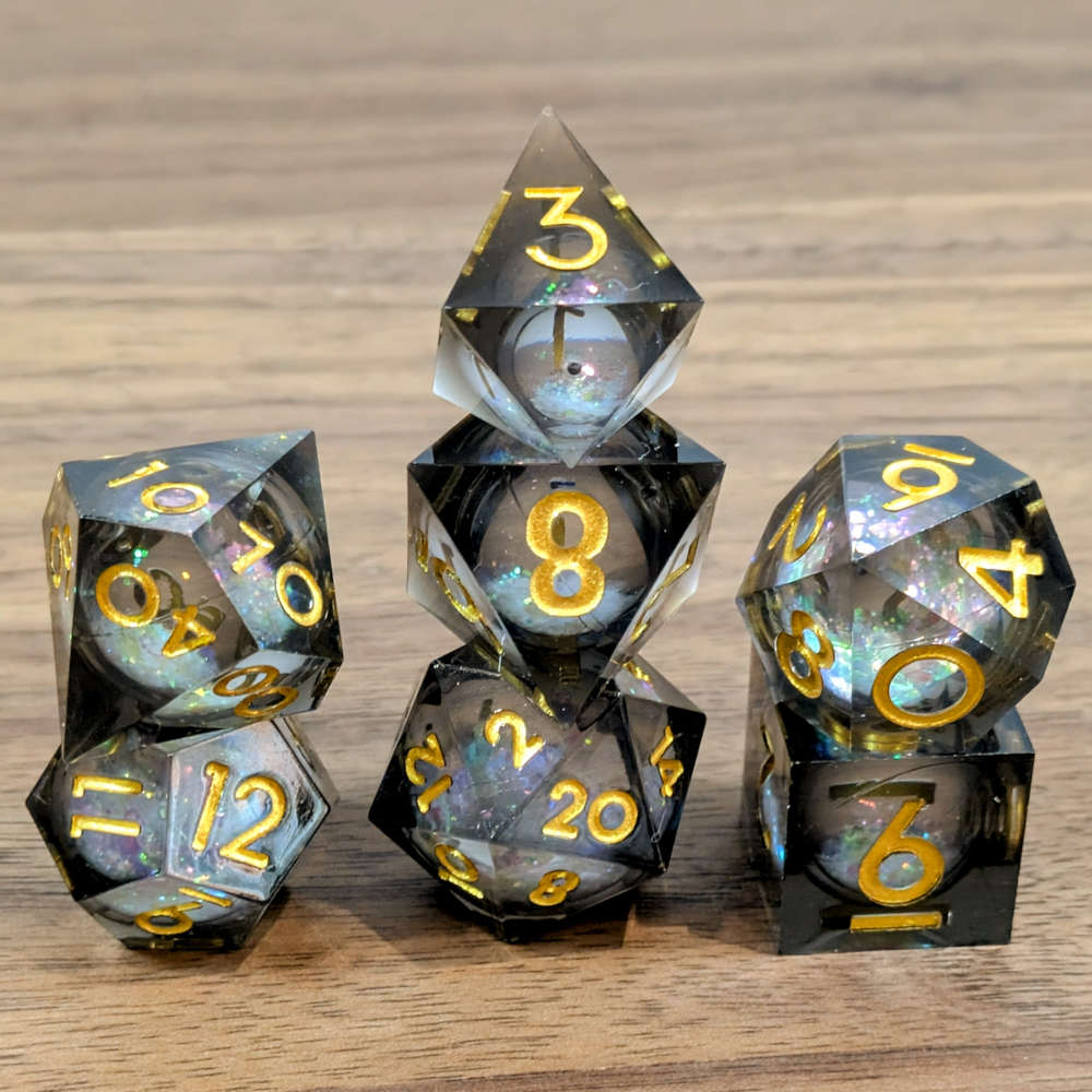 Regal Glimmer Liquid Core Dice