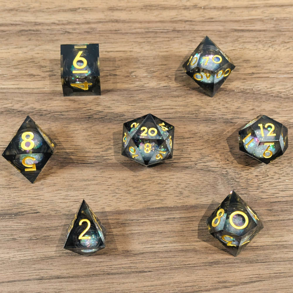 Regal Glimmer Liquid Core Dice