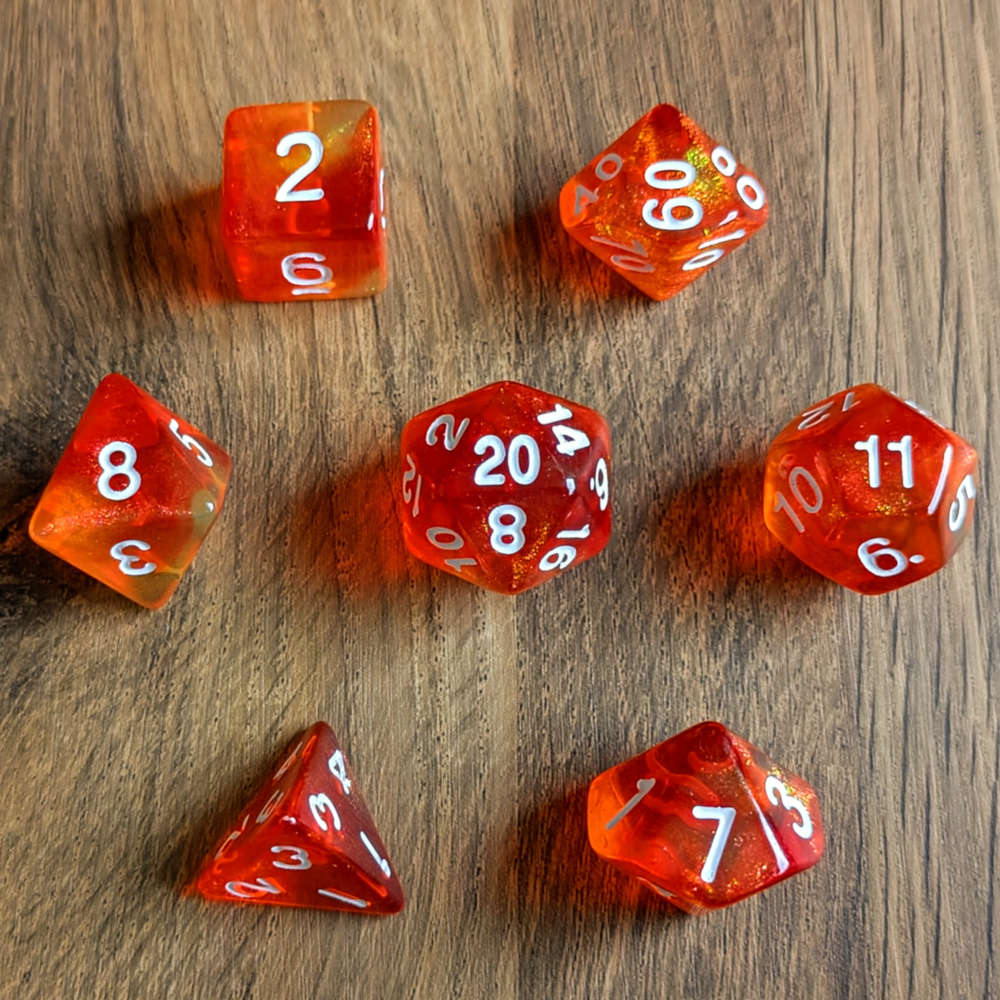 Solar Flare Dice Set