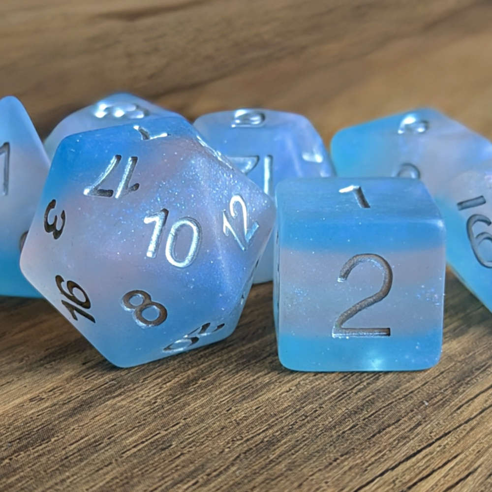 Transgender Flag Dice Set