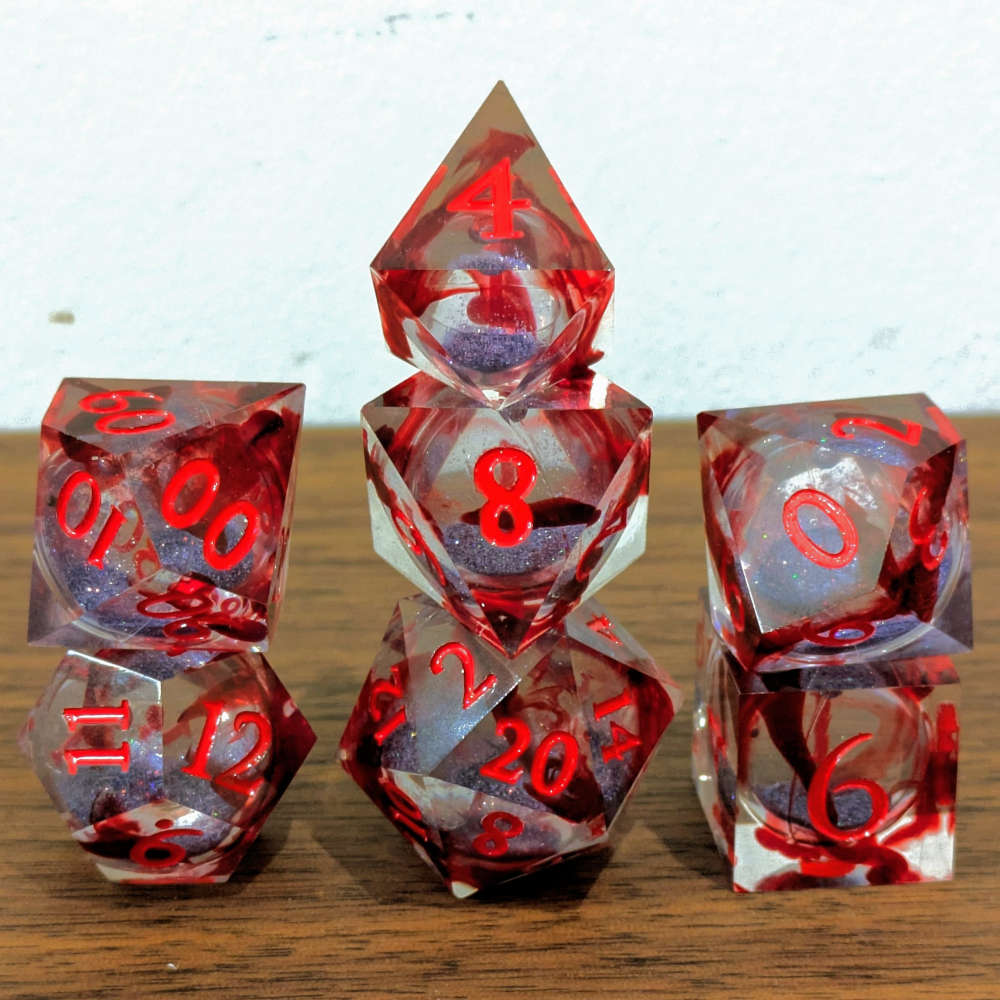 Vampiric Intrigue Liquid Core Dice