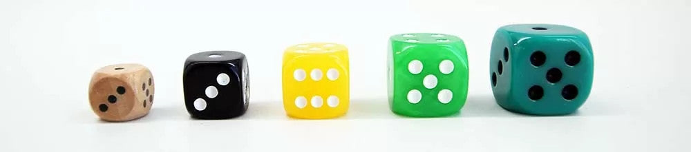 Comparing dice sizes