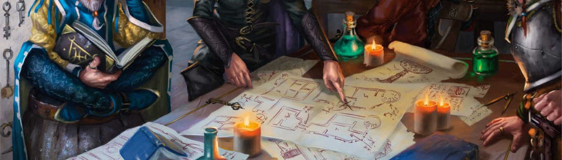 DND group planning their quest