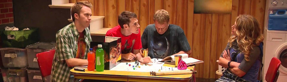 Friends playing D&D