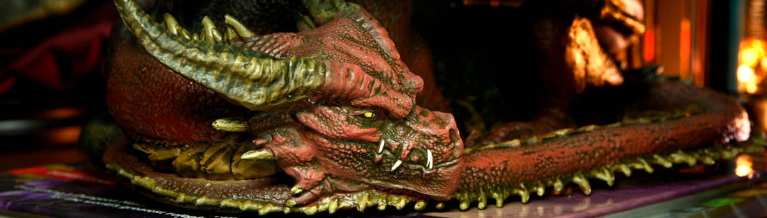 Pseudodragon familiar statue