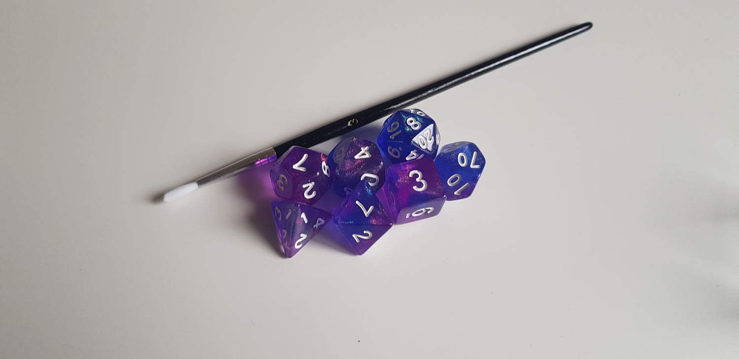 How to ReInk or Paint Your Dice Dice Dragons