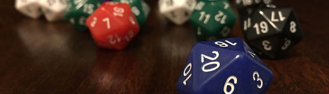 Table of d20 dice