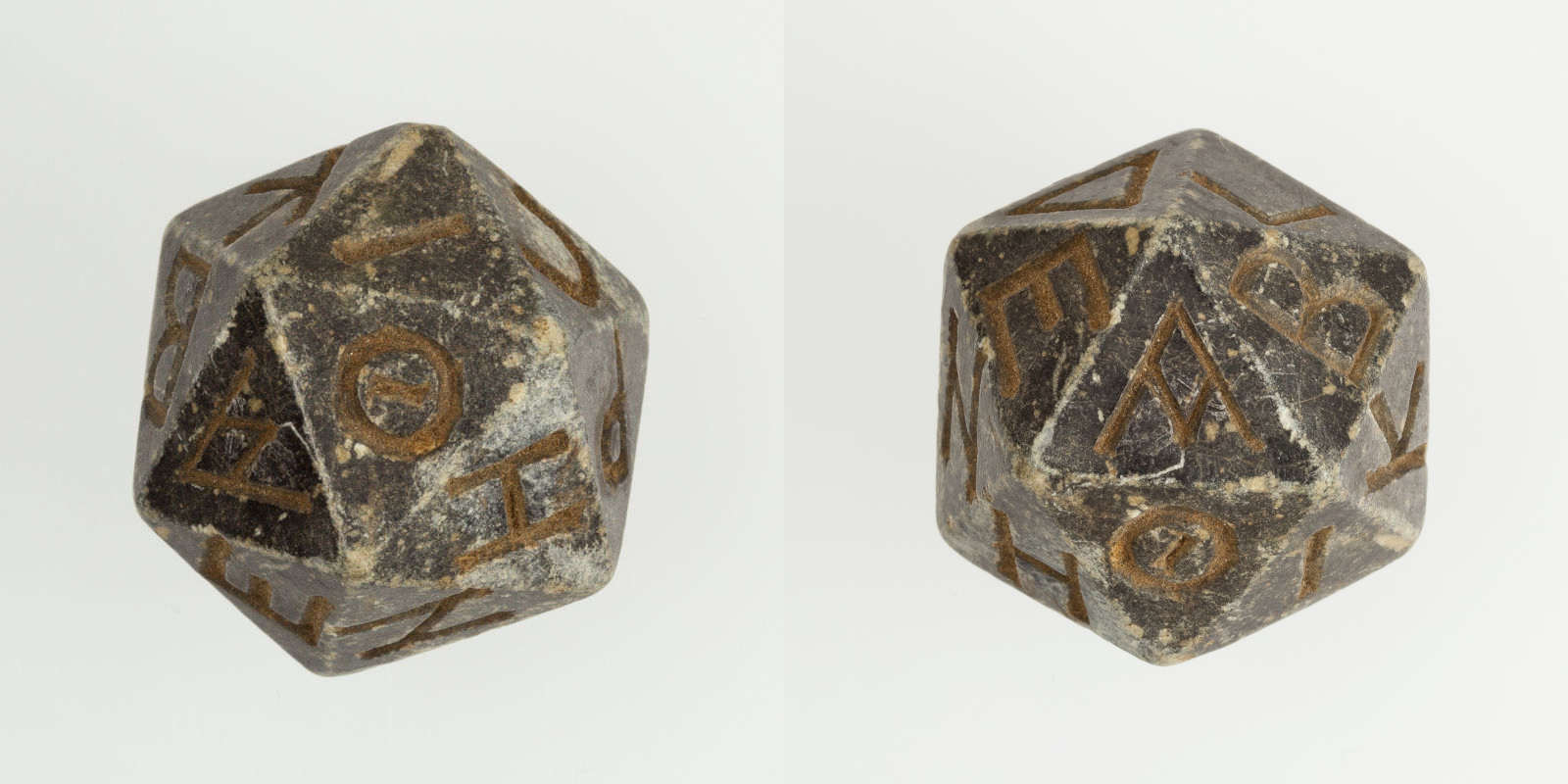 First Dice The World's Oldest 20-Sided Die: Egyptian d20 - Dice Dragons