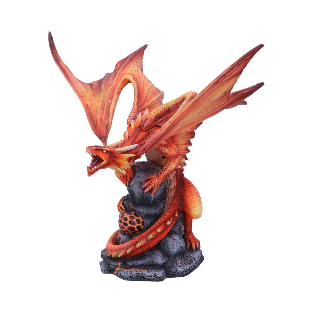 Adult Fire Dragon Statue