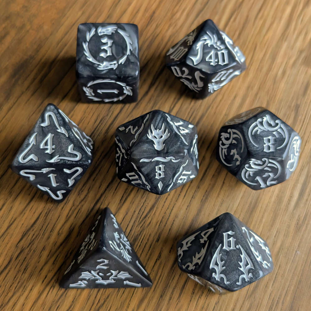 Black Dragonmark Dice Set
