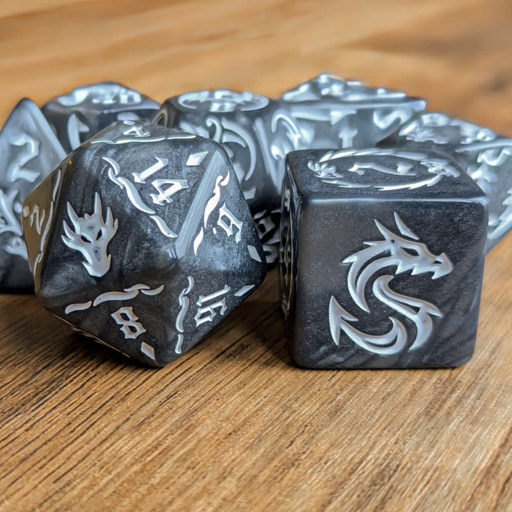 Black Dragonmark Dice Set