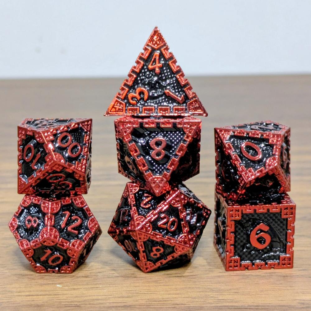 Blood Red Dragon Dice