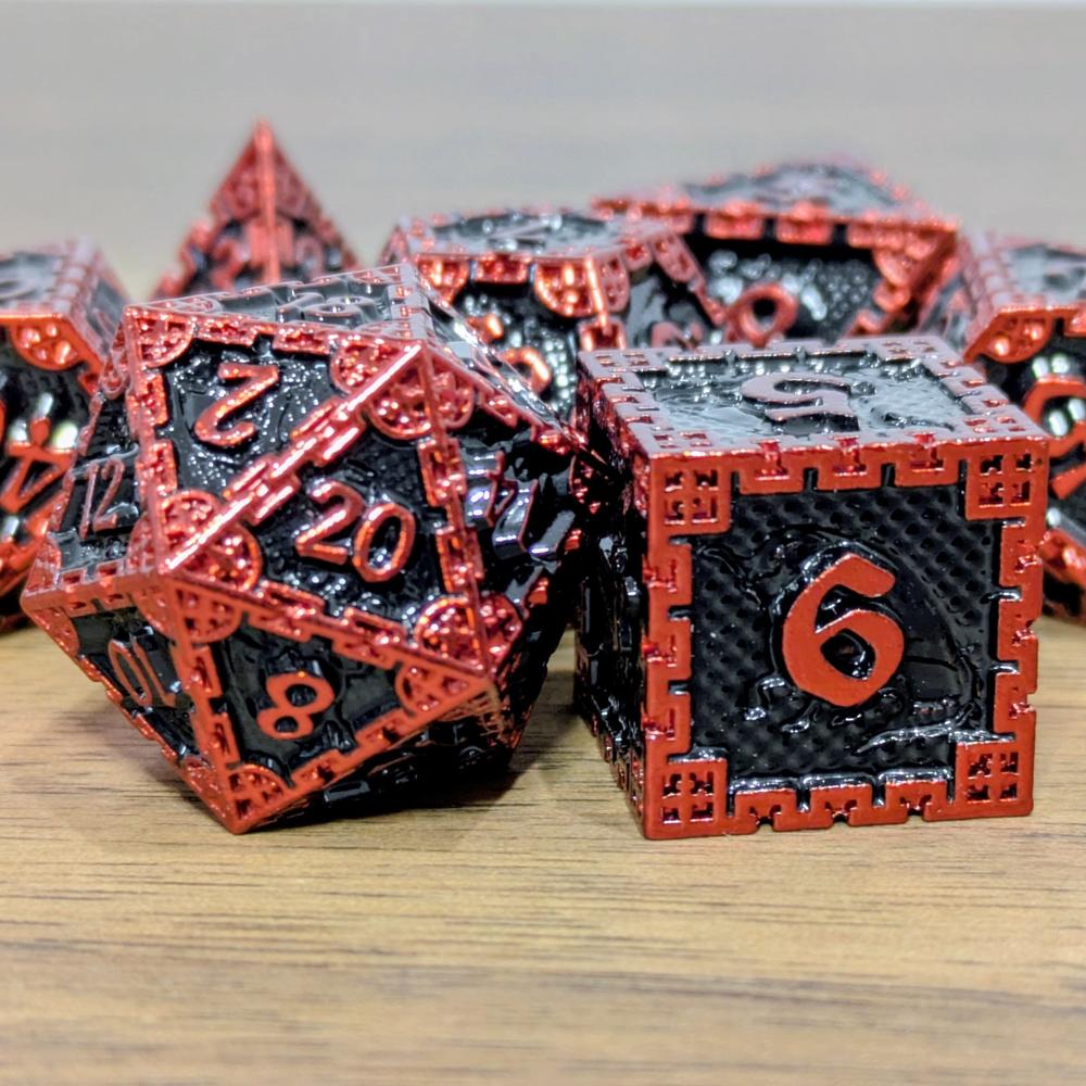 Blood Red Dragon Dice