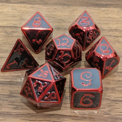 Blood Red Wyrmling Dice