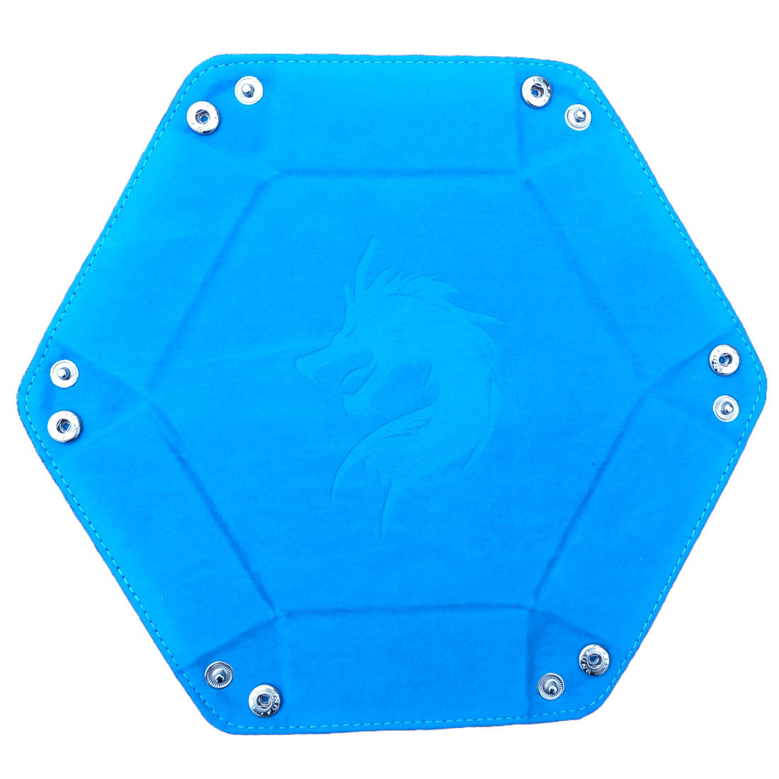Dragon Dice Tray Folding Hexagon blue
