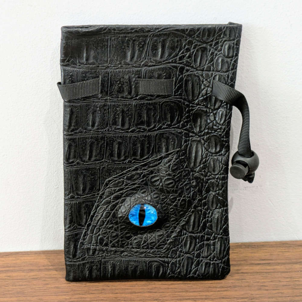 Blue Dragon Eye Dice Bag