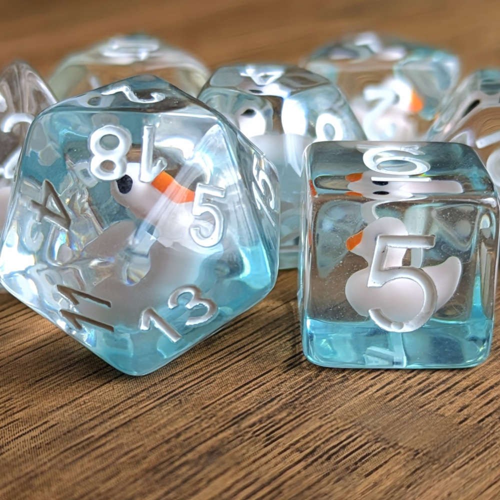 Blue Rubber Duck Dice