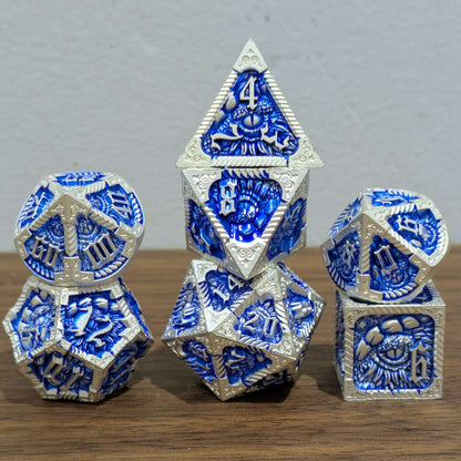 Blue Slumbering Dragon Dice