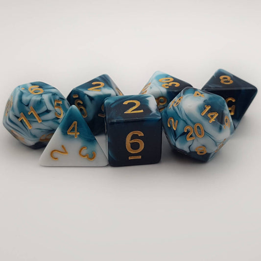 Blueberry and Coconut Dice Set