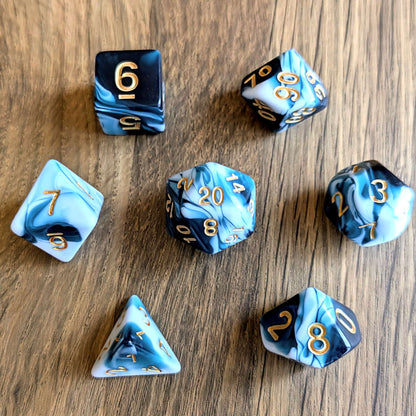 Blueberry and Coconut Dice Set