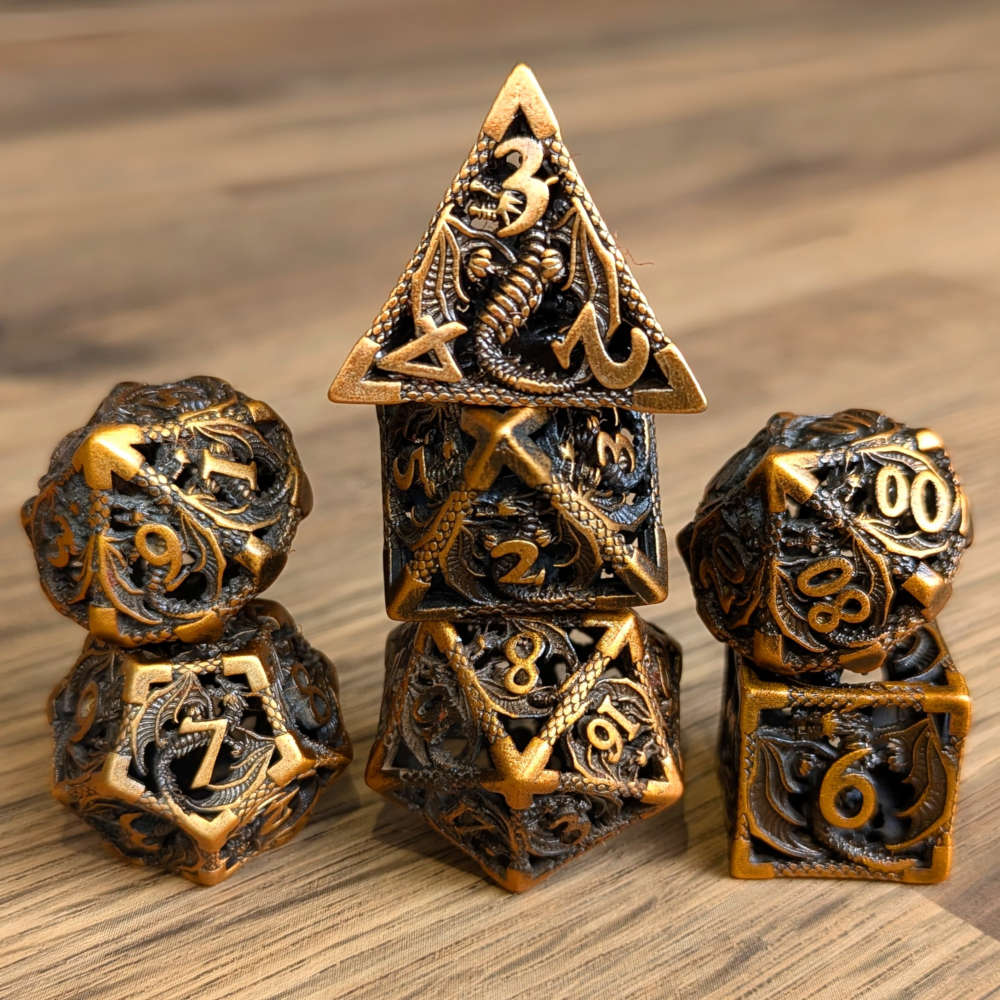 Bronze Hollow Dragon Dice
