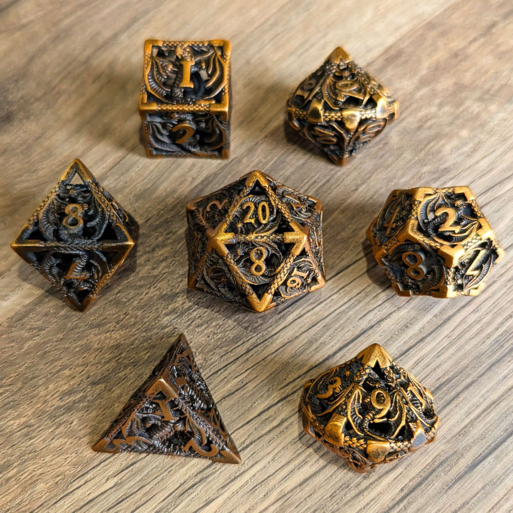 Bronze Hollow Dragon Dice