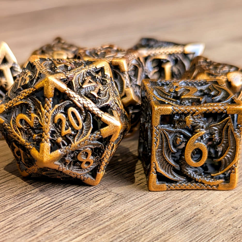 Bronze Hollow Dragon Dice