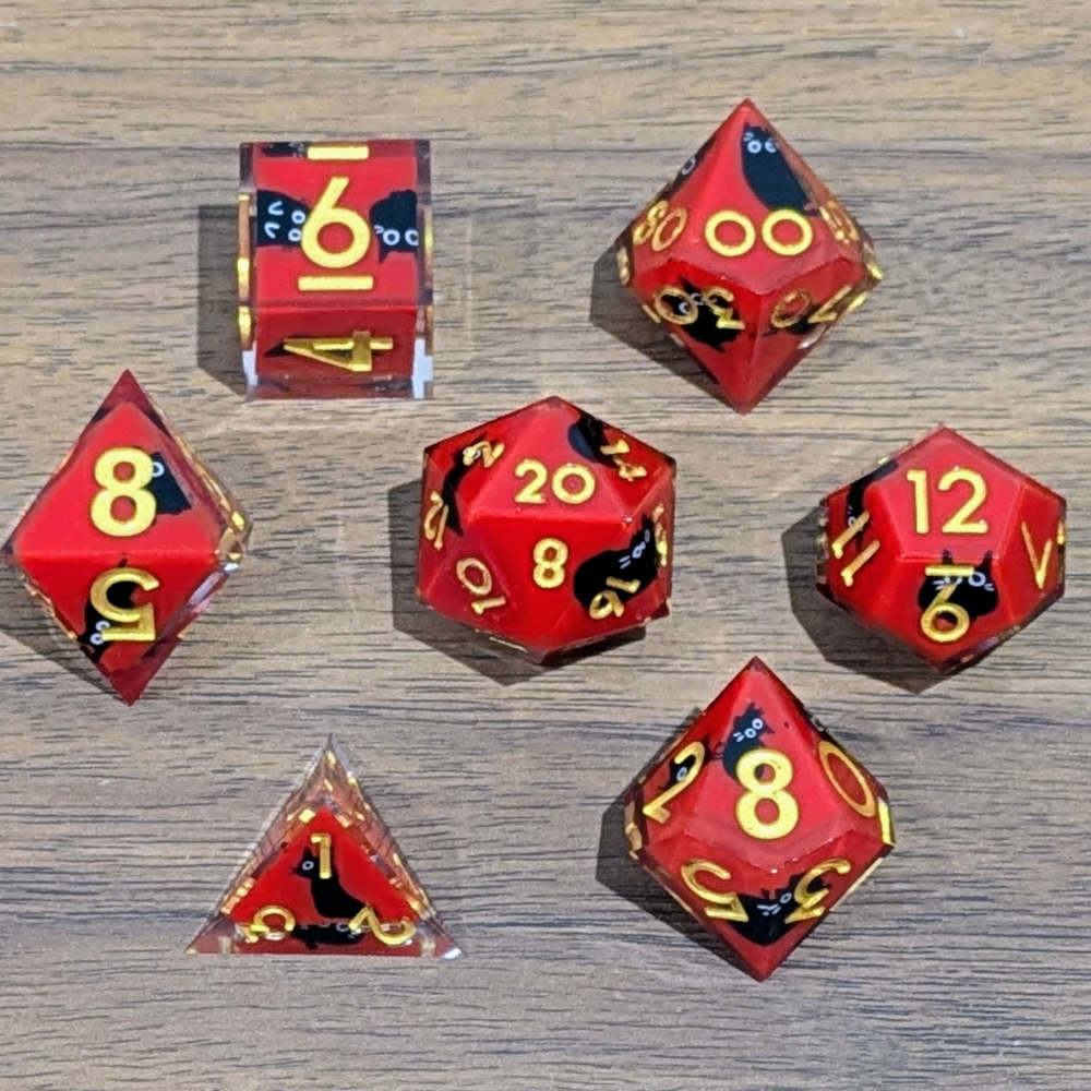 Cat Sharp Edge Dice