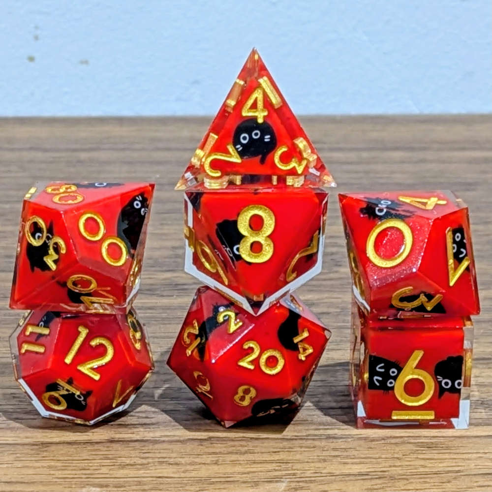 Cat Sharp Edge Dice