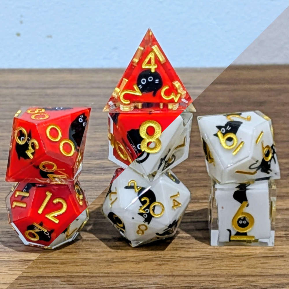 Cat Sharp Edge Dice