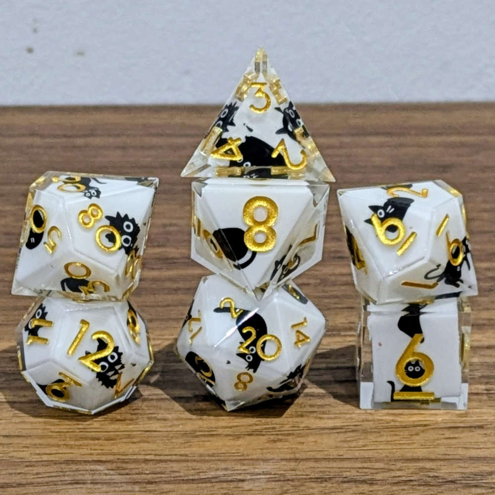 Cat Sharp Edge Dice