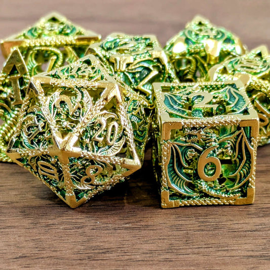 Celtic Hollow Dragon Dice