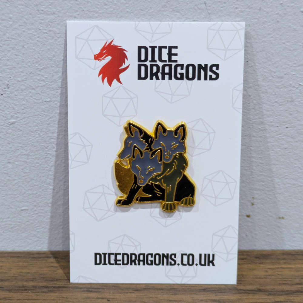 DND Enamel Pins - Dice Dragons